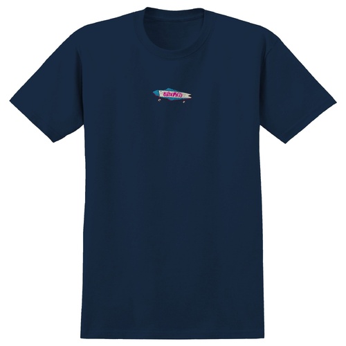 Krooked Tee Bored True Navy [Size: Mens Medium] [Colour: Blue]