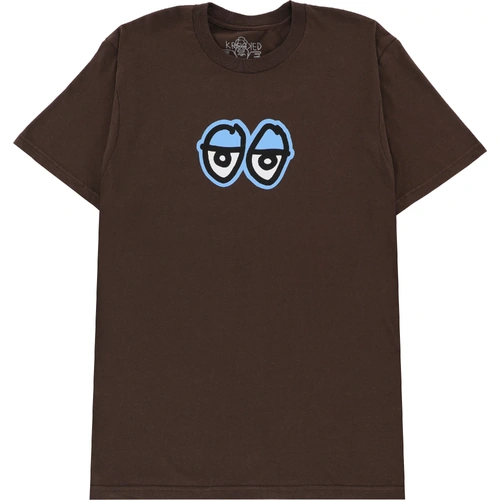 Krooked Tee Eyes Large Brown/Blue [Size: Mens X Large] [Colour: Brown]