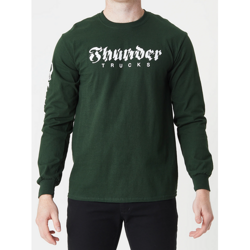 Thunder Tee L/S Aftershock Green [Size: Mens Medium]