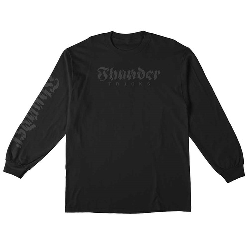 Thunder Tee L/S Aftershock Black [Size: Mens Medium]