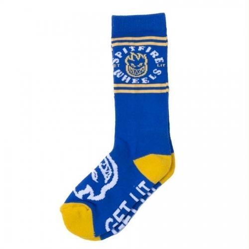 Spitfire Youth Socks Classic Bighead Blue/Yellow/White US 5-7 (Fits US 2-4)