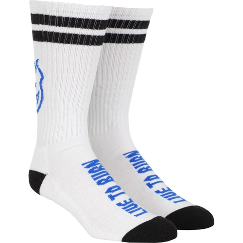 Spitfire Socks Heads Up White/Black/Blue
