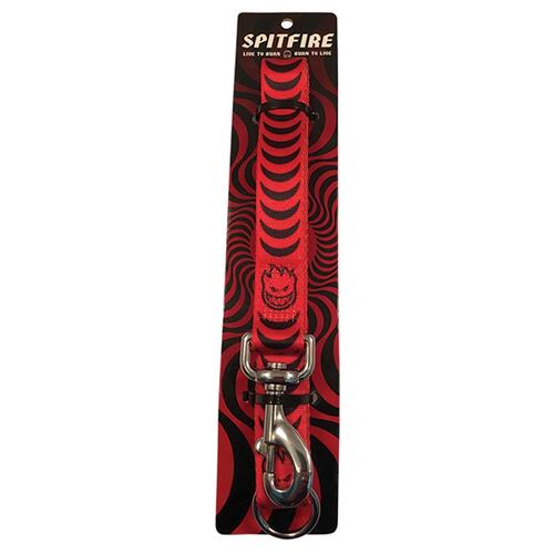 Spitfire Dog Lead Leash Crescent Red