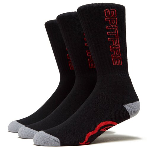 Spitfire Socks 3pk Classic 87 Black/Red/Grey