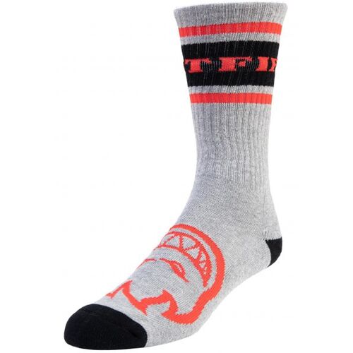 Spitfire Socks Classic 87 Bighead Grey/Red/Black 1pk US 8-12