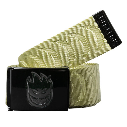 Spitfire Belt Bighead Cresent Tan/Black