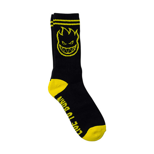 Spitfire Socks Bighead Black/Yellow US 8-12