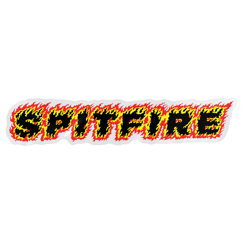Spitfire Sticker Flames Script Large 28cm