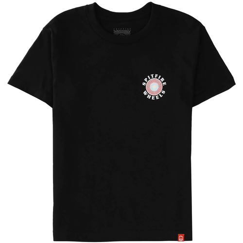 Spitfire Youth Tee OG Classic Black/Red [Size: Youth 10/Small]