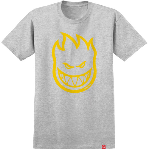 Spitfire Youth Tee Bighead Heather/Yellow [Size: Youth 10/Small]