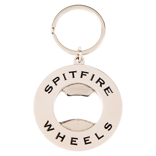 Spitfire Keychain Classic Swirl Nickel