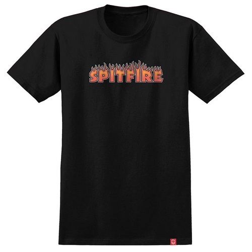 Spitfire Youth Tee Flashfire Black/Red [Size: Youth 10/Small]