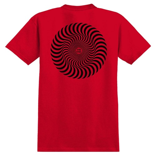 Spitfire Youth Tee Classic Swirl Red/Black [Size: Youth 10/Small]