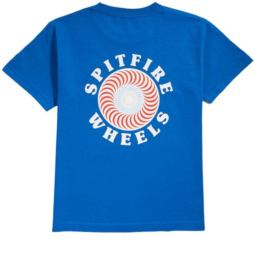 Spitfire Youth Tee Classic Fill Royal [Size: Youth 10/Small]