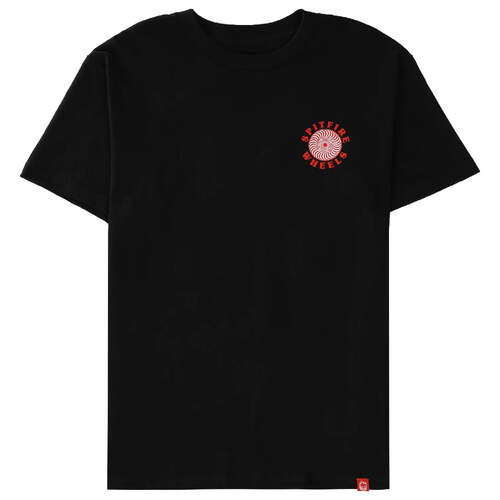 Spitfire Tee OG Classic Fill Black/Red [Size: Mens Medium]