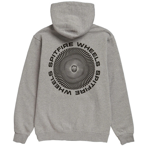 Spitfire Jumper Classic Vortex Hood Heather Grey/Black [Size: Mens Medium]
