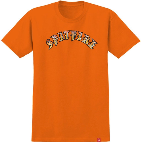 Spitfire Youth Tee Old E Orange [Size: Youth 10/Small]