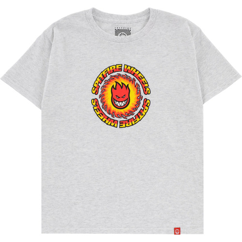 Spitfire Youth Tee OG Fireball Ash [Size: Youth 14/Large]