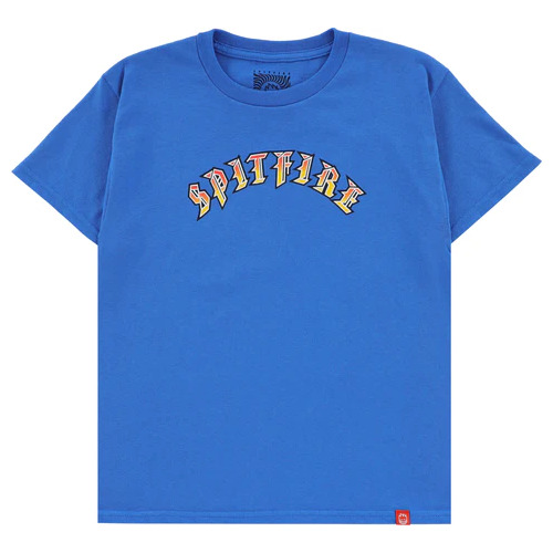 Spitfire Youth Tee Old English Royal [Size: Youth 10/Small]