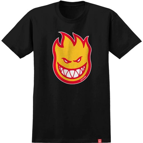 Spitfire Youth Tee Bighead Fill Black/Gold/Red [Size: Youth 10]