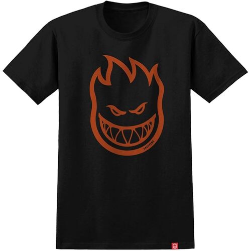 Spitfire Youth Tee Bighead Black/Orange [Size: Youth 10]