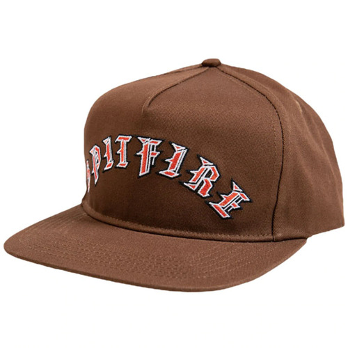 Spitfire Hat Old English Arch Brown/Red