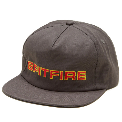 Spitfire Hat Classic 87 Charcoal/Red