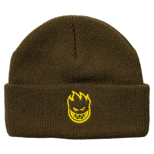 Spitfire Beanie Bighead Cuff Brown/Yellow