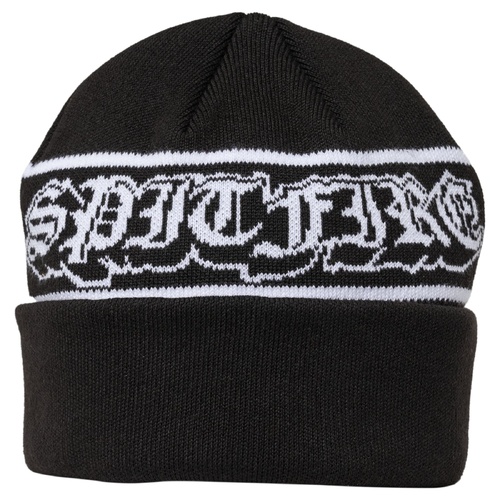 Spitfire Beanie Old E Drop Cuff Black