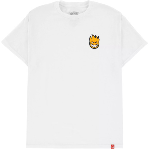 Spitfire Tee lil Bighead Fill White/Gold [Size: Mens Medium]