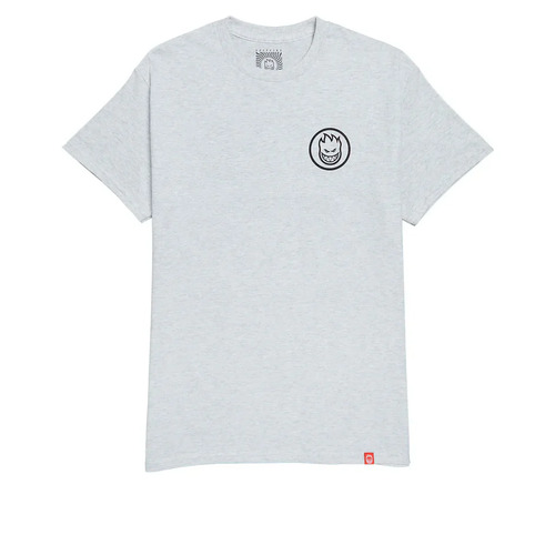 Spitfire Tee Classic Swirl Ash/Black [Size: Mens Large]