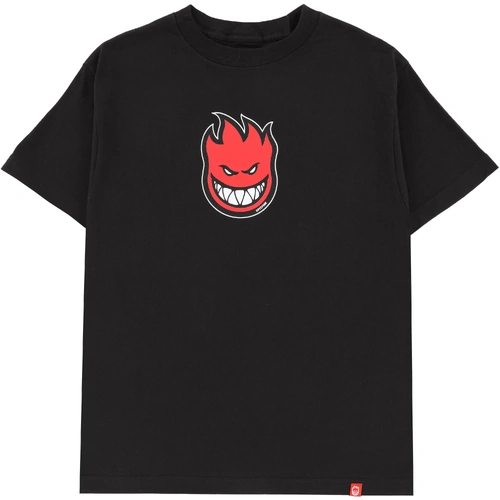 Spitfire Tee Bighead Mid Fill Black/Red [Size: Mens Medium] [Colour: Black]