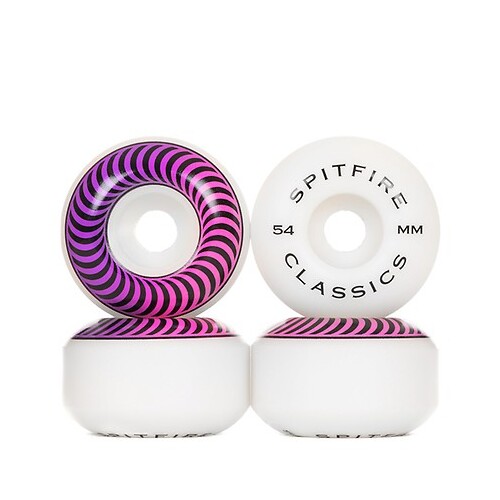 Spitfire Wheels Classic Faders Pink/Purple 54mm