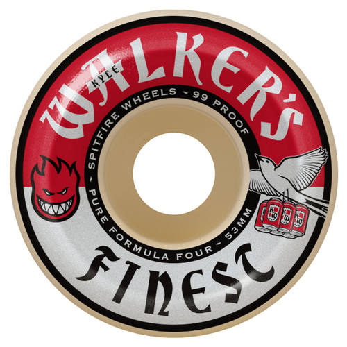 Spitfire Wheels F4 99D Classic Walkers Finest 53mm