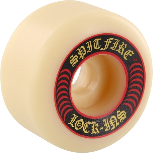 Spitfire Wheels F4 101D Lock Ins White 52mm