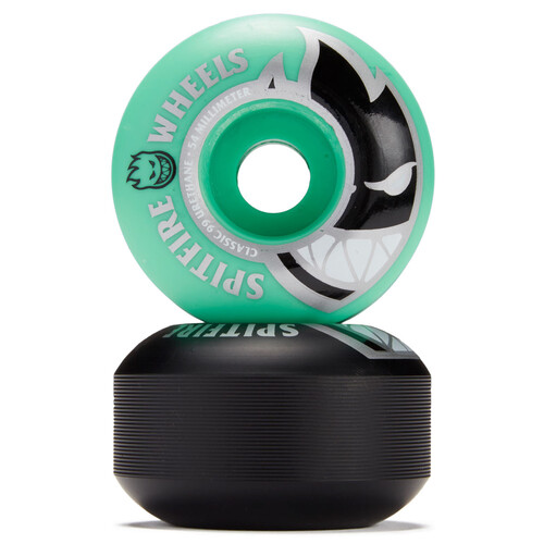 Spitfire Wheels Classic Bighead Teal/Black 52mm