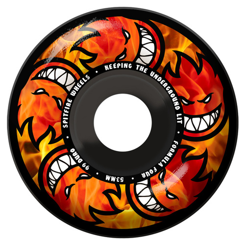 Spitfire Wheels F4 99D Hellfire Swirl 54mm