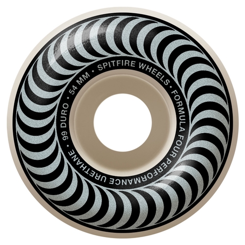 Spitfire Wheels F4 99D Classic Swirl Black/Silver 54mm