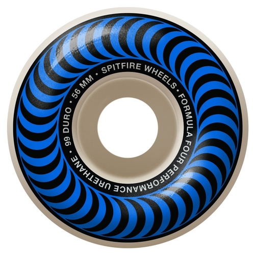 Spitfire Wheels F4 99D Classic Swirl Black/Blue 56mm