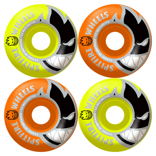Spitfire Wheels Bighead Mash Orange/Yellow 54mm