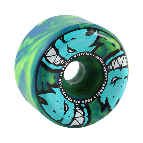 Spitfire Wheels F4 99D Classic Afterburn Blue/Green 56mm