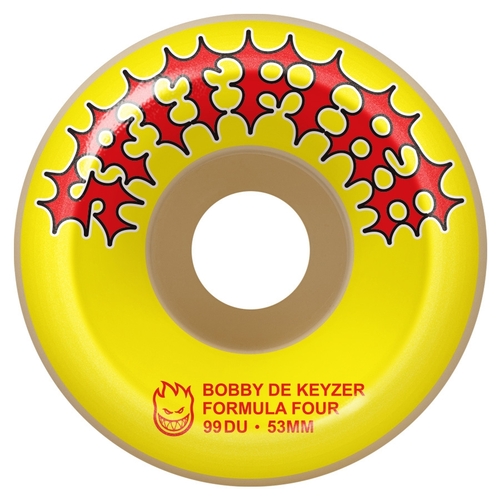 Spitfire Wheels F4 99D Conical Full De Keyzer Yellow 53mm
