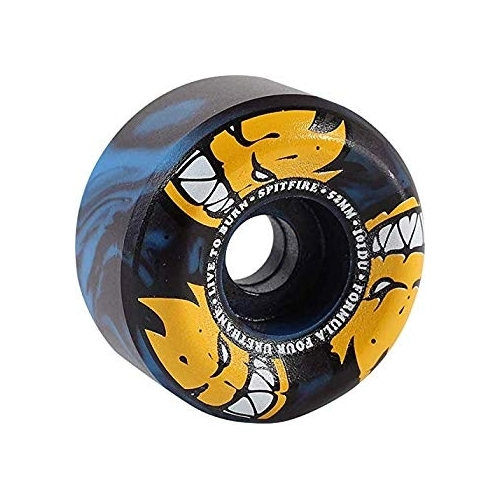 Spitfire Wheels F4 101D Classic Afterburn Blue/Black 52mm