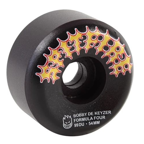 Spitfire Wheels F4 99D Conical Full De Keyzer Black 54mm
