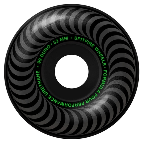 Spitfire Wheels F4 99D Classic Blackout 52mm