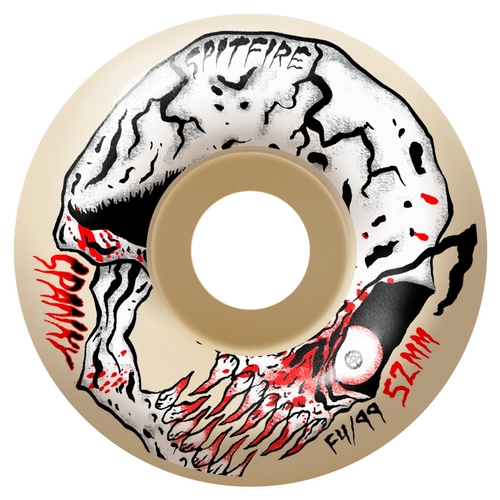 Spitfire Wheels F4 99D Classic Neckface Spanky White 54mm