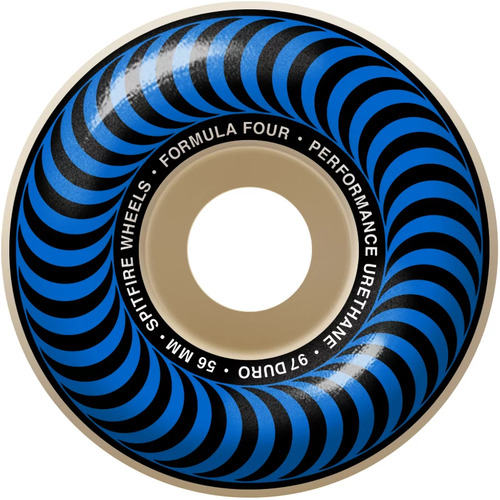 Spitfire Wheels F4 97d Classic Swirl Blue 56mm