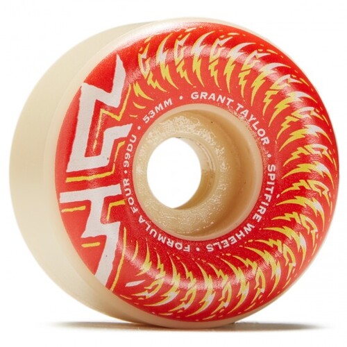Spitfire Wheels F4 99d OG Classic Grant Taylor Red/Yellow