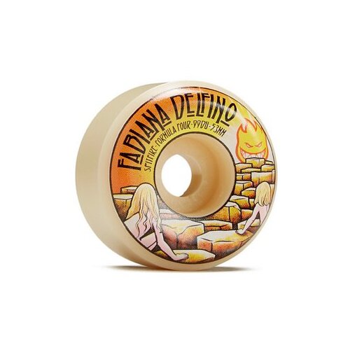 Spitfire Wheels F4 99D Conical Full White Fabiana Delfino 53mm