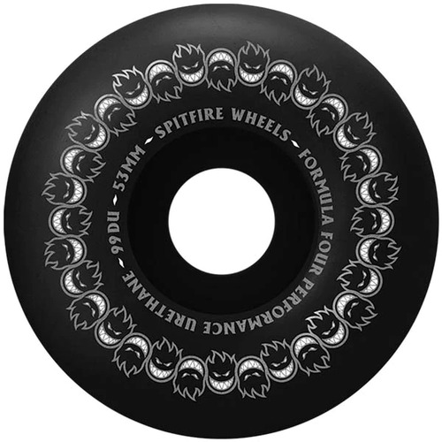 Spitfire Wheels F4 99D Classic Full Black Repeaters 53mm